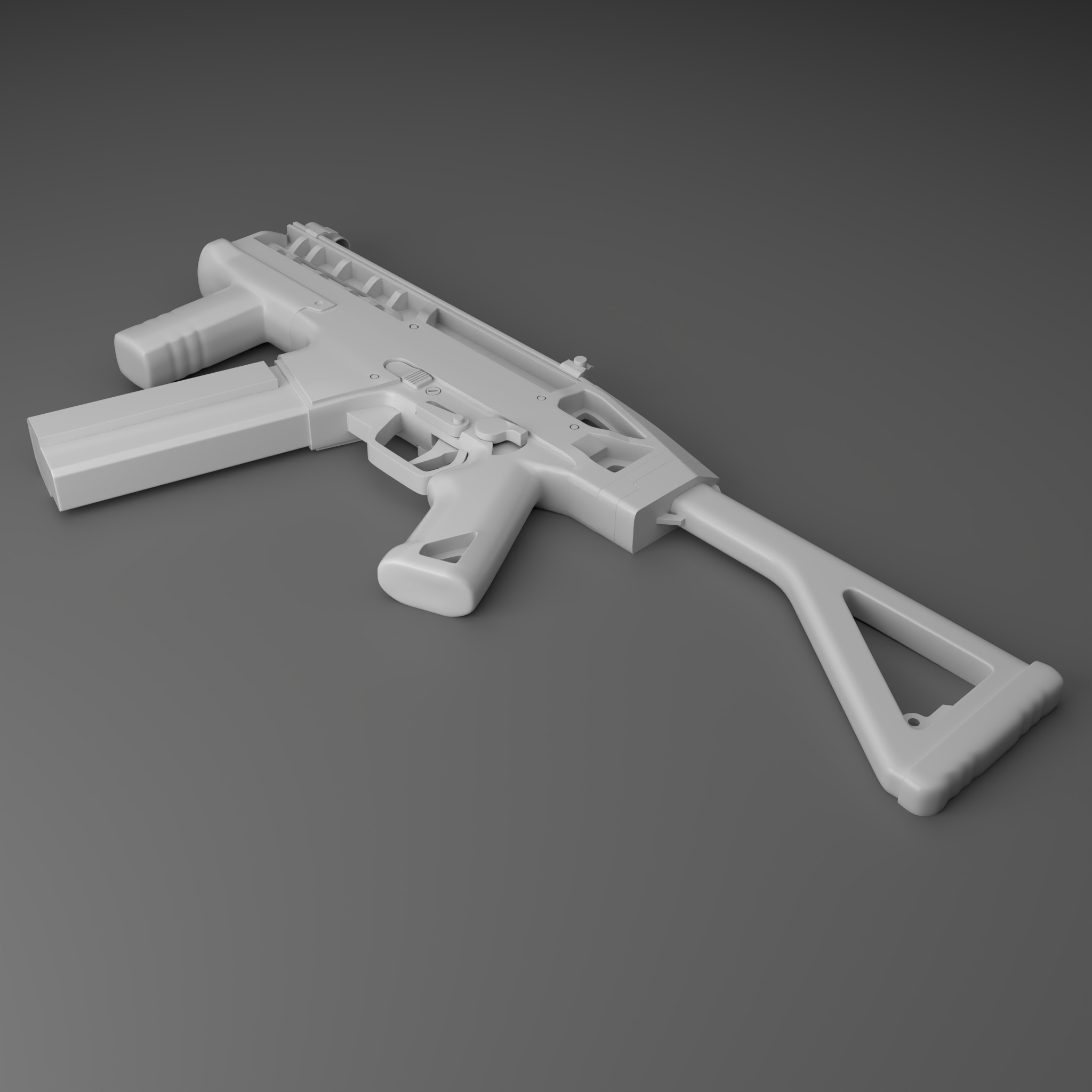 Militech M221 Saratoga - Suman Budhathoki 3D Hard-Surface Modeling