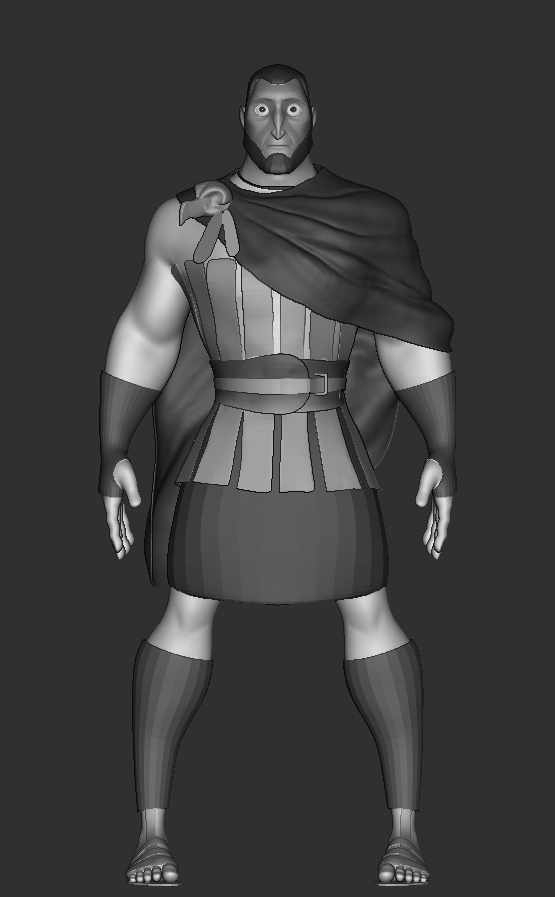 Warrior Man - Suman Budhathoki 3D Hard-Surface Modeling